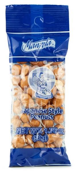 MANZELA Erdnüsse Japanische Art 50 g (MHD 20 JUN 2023)