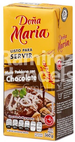 Mole Poblano con Chocolate Dona Maria - Listo para servir 360 g (CAD 01 SEP 2023)