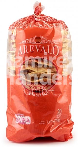 Tostadas fried cevichera corn tortilla AREVALO (20 pcs.) 210 g (EXP 17 AG 2022)