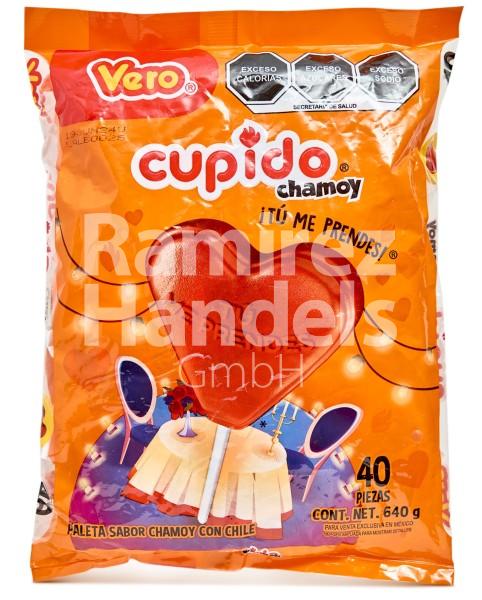 Vero Cupido Lolli Chamoy Flavor 40 pcs. 14 g each [EXP 23 MAY 2024]