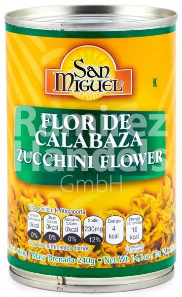 Zucchini Flower - Flor de Calabaza SAN MIGUEL 420 g (EXP 31 MAY 2024)