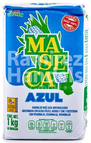 Maseca Blue - AZUL (from blue corn) for tortillas 1 kg (EXP 15 MAR 2023)