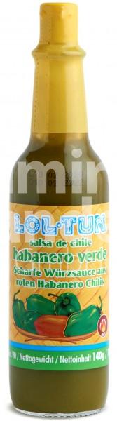 Green Habanero Sauce LOL-TUN 140 ml (EXP 22 DEZ 2024)
