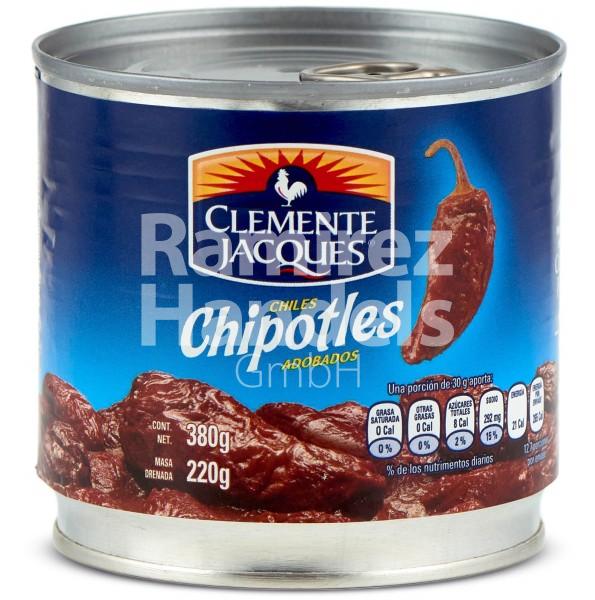 Chili Chipotles ganze Schote CLEMENTE JACQUES 380 gr Dose (MHD 25 OCT 2024)