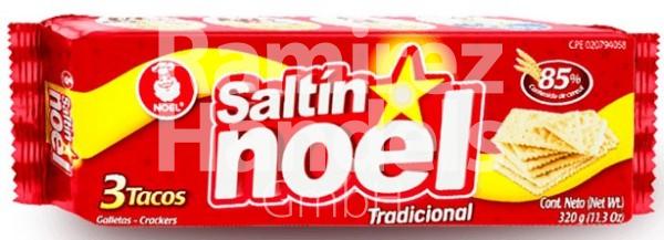 Galleta SALTIN 3 TACOS NOEL 300 g (MHD 04 JAN 2024)