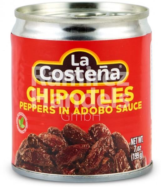 Chili Chipotles in Adobo LA COSTENA - mariniert 199 g (MHD 28 SEP 2024)