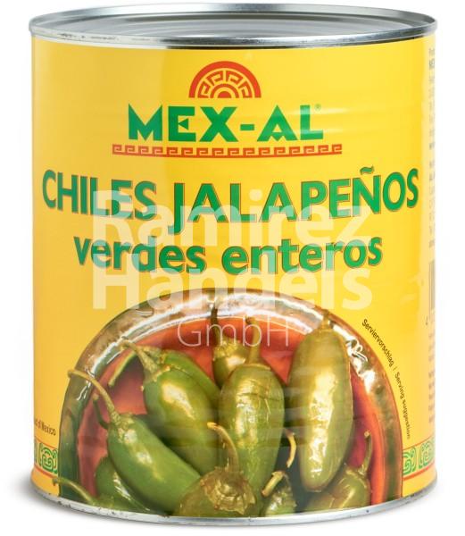 Chili Jalapeno ganze Schote MEX-AL 2,72 kg (MHD 02 AUG 2025)