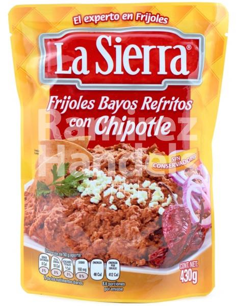 Frijoles Refritos bayos con Chipotle La Sierra 430 gr Bolsa (CAD 22 NOV 2022)