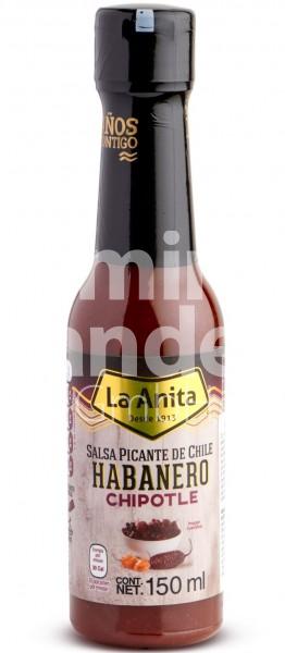 Salsa Habanero CHIPOTLE La Anita 150 ml (CAD 01 MARZ 2025)