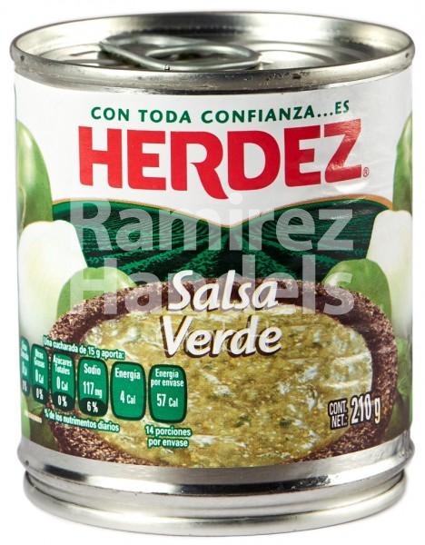 Salsa Verde Herdez Lata 210 g (CAD 01 MAYO 2023)