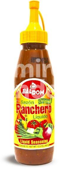 Sazon Adobo Liquido RANCHERO BALDOM 15 oz. (425,2 g) (CAD 15 DIC 2024)