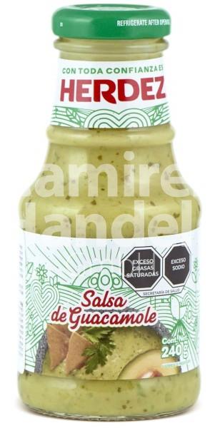 Salsa Guacamole Herdez 240 g (CAD 01 AGO 2023)