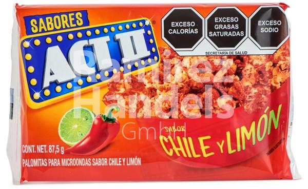 Microwave Popcorn Chili Lime Flavor ACT II 87 g [EXP 30 AUG 2024]