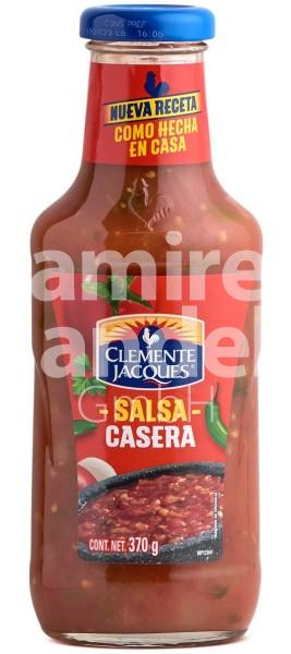 Salsa CASERA (Tomaten-Chili-Soße) CLEMENTE JACQUES 370 g Glas (MHD 18 DEZ 2023)