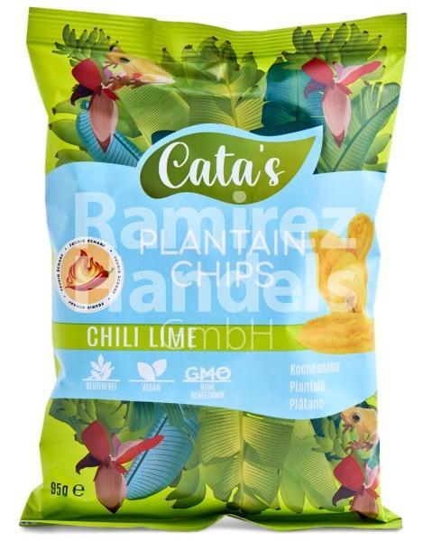 Plantain Chips Cata''s - Chili & Lime 95 g [EXP 07 JUN 2024]