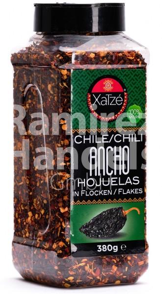Chili ancho in flakes XATZE 380 g