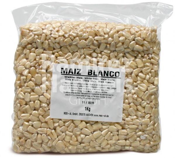 Getrockneter weißer Mais MEXAL 1 kg Beutel