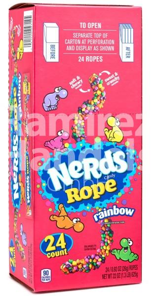 Nerds Candy Rope RAINBOW 24 St. je 26 g [CAD 31 DIC 2024]