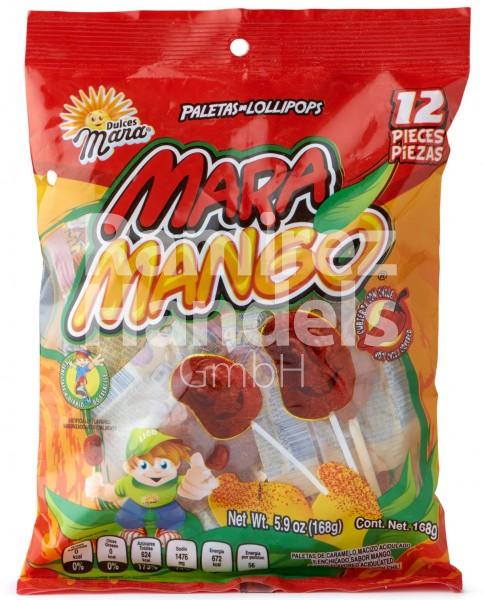 Paletas de Chile Mara Mango 168 g (10 piezas)