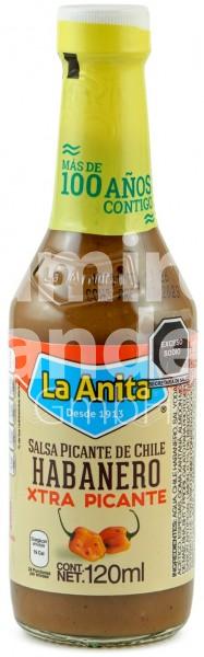 Extra hot habanero sauce LA ANITA 120 ml (EXP 01 OCT 2024)
