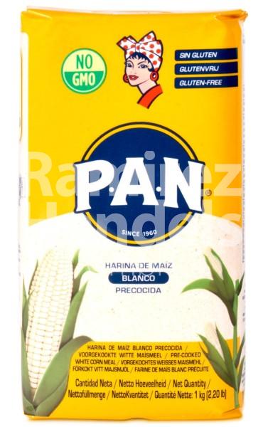 Corn flour PAN from white corn (Maiz Blanco) 1 kg (EXP 10 JAN 2024)