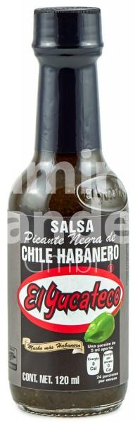 Black Salsa Habanero Black Label EL YUCATECO 120 ml [EXP 19 NOV 2025]