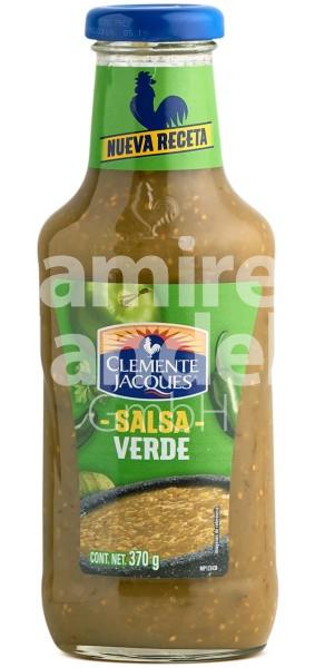 Salsa Verde (green tomatoes Sauce) CLEMENTE JACQUES 370 gr Bottle (EXP 28 NOV 2023)