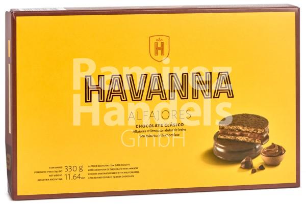 Alfajor HAVANNA Schokolade Display 6 St. je 11 g [MHD 12 AUG 2024]