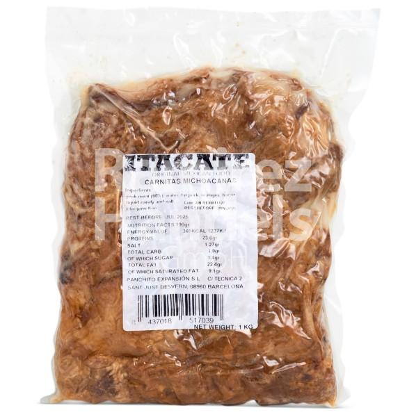 Pork Carnitas Michoacanas ITACATE 1 kg (EXP 31 JAN 2025)