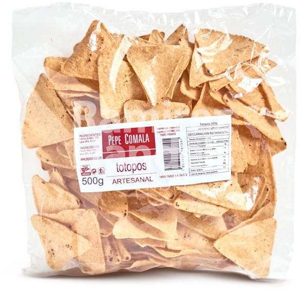 Tortilla Chips (Totopos) PEPE COMALA 500 g [MHD 27 JUN 2025]