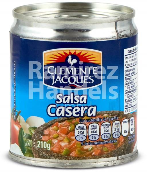 Salsa Casera (homemade sauce) CLEMENTE JACQUES 210 gr Can (EXP 01 MAY 2023)
