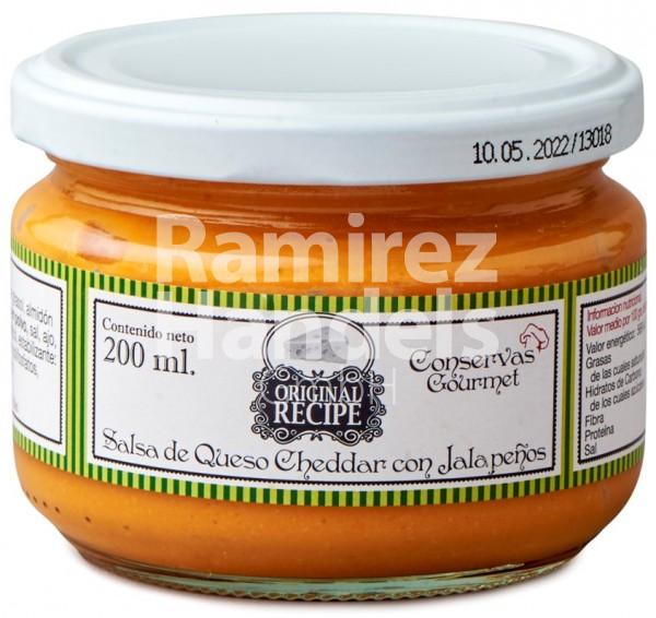 Cheddar cheese sauce with jalapeños DON IGNACIO 200 g
