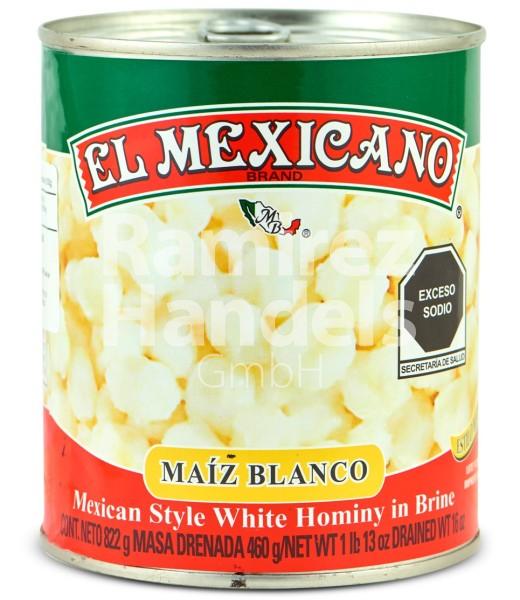 Maiz Blanco para Pozole El Mexicano 822 g (CAD 10 MAY 2025)