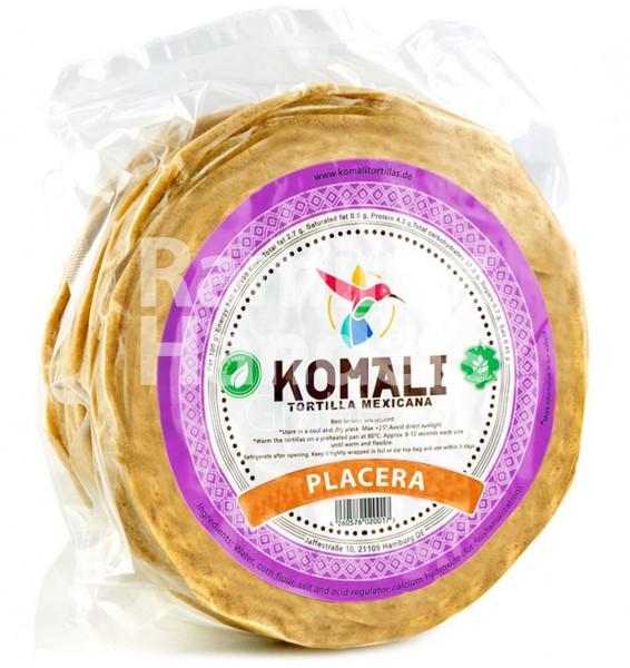 Yellow corn tortillas naturally gluten-free KOMALI 10 cm 400 g