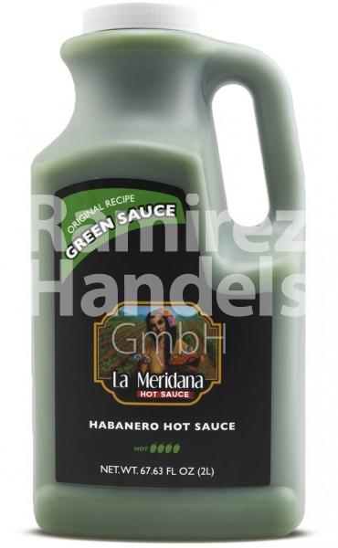 Habanero Sauce Green LA MERIDANA 2L EXTRA LARGE (EXP 01 OCT 2022)