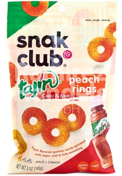 Snack Club Peach Tajin 142 g (EXP 16 JUL 2024)