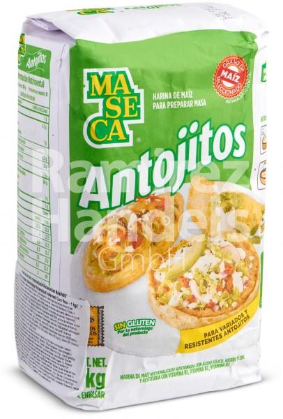 Harina de Maiz Blanco Nixtamalizado ANTOJITOS Maseca 1 kg (CAD 15 FEB 2024)