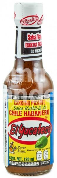 Kutbil extra hot sauce EL YUCATECO 120 ml (EXP 28 MARCH 2025)