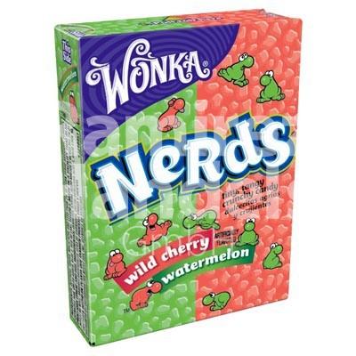 Candy Nerds watermelon/cherry WONKA 46.7 g