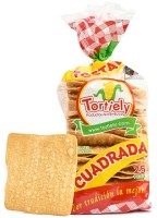 Square Tostadas Fried TORTIELY (25 pcs) Bag 