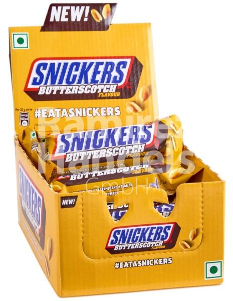 Bar SNICKERS Butterscotch Flavour Display 15 pcs. 20 g each (EXP 25 AUG 2024)