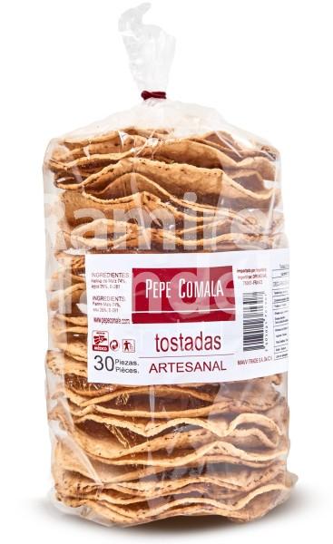 Tostadas fritierte Maistortilla PEPE COMALA 30 St (ca. 420 g) g Beutel [MHD 26 JUN 2025]