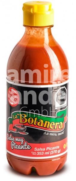 Salsa La Botanera EXTRA SCHARF 370 ml (MHD 02 OKT 2024)