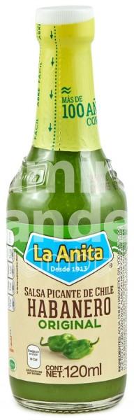 Green habanero sauce LA ANITA 120 ml (EXP 01 SEP 2025)
