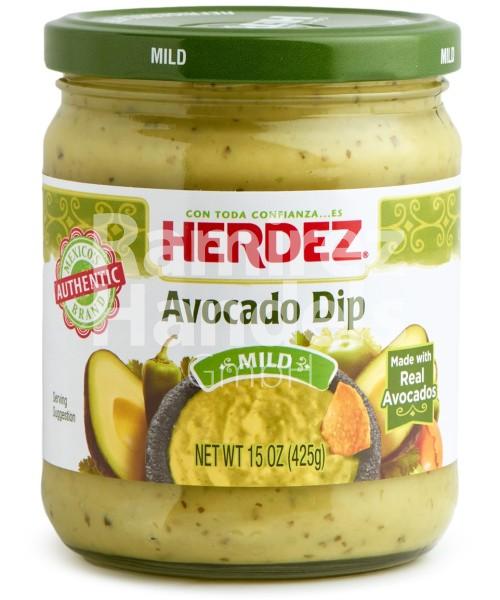 Guacamole DIP ligth spicy HERDEZ 425 g (EXP 01 MAR 2023)