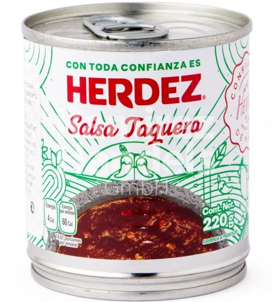 Salsa Taquera Herdez 220 g Dose (MHD 30 AUG 2024)