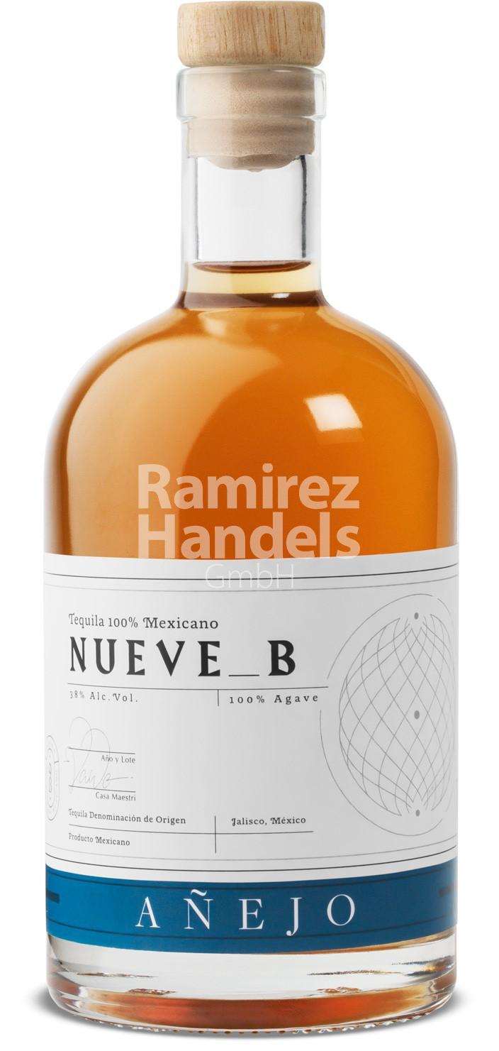 Tequila Nueve B ANEJO 100% Agave 38% vol. 700 ml | Mexhaus