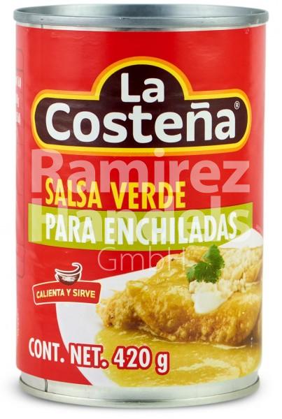 Grüne Enchilada Sauce La Costena 420 g (MHD 02 SEP 24)