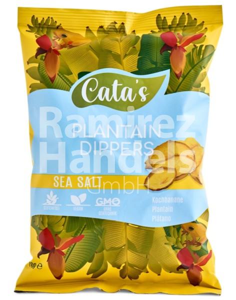 Kochbananen-Chips Cata''s - Sea Salt 70 g (MHD 07 JUN 2024)