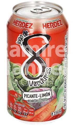 Juice 8-Vegetables Picante Limon HERDEZ 355 ml (EXP 01 NOV 2024)